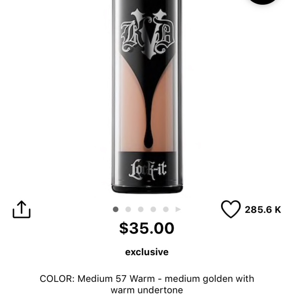 KAT VON D - LOCK IT FOUNDATION shade medium 57
